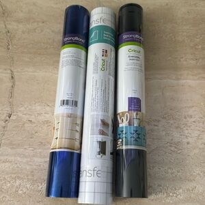 3 rolls of Cricut Iron on paper bundle includes a roll of transfer paper